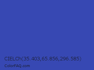 CIELCh 35.403,65.856,296.585 Color Image