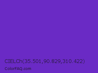 CIELCh 35.501,90.829,310.422 Color Image