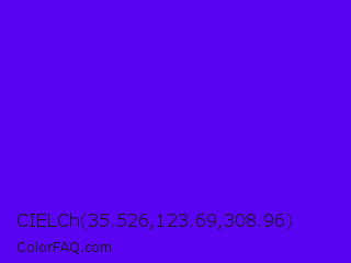 CIELCh 35.526,123.69,308.96 Color Image