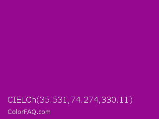 CIELCh 35.531,74.274,330.11 Color Image