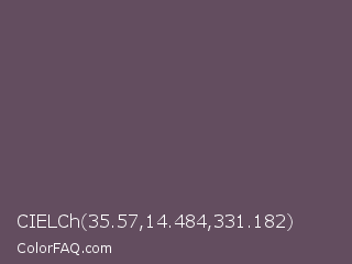 CIELCh 35.57,14.484,331.182 Color Image