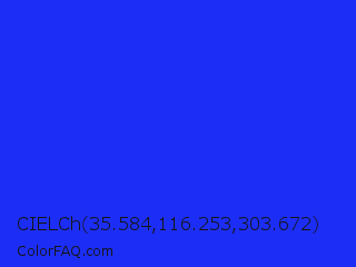 CIELCh 35.584,116.253,303.672 Color Image