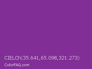 CIELCh 35.641,65.098,321.273 Color Image
