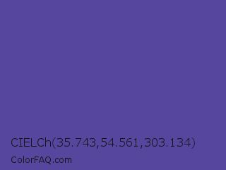 CIELCh 35.743,54.561,303.134 Color Image