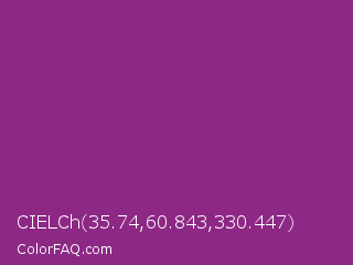 CIELCh 35.74,60.843,330.447 Color Image