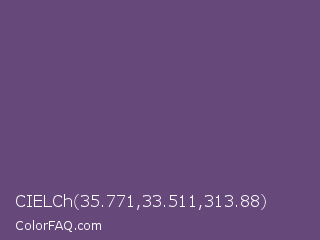 CIELCh 35.771,33.511,313.88 Color Image