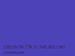 CIELCh 35.778,71.545,302.136 Color Image