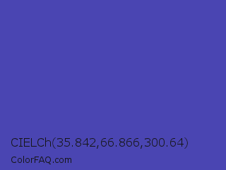 CIELCh 35.842,66.866,300.64 Color Image