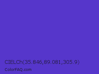 CIELCh 35.846,89.081,305.9 Color Image