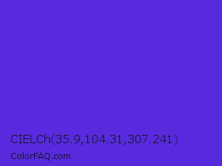 CIELCh 35.9,104.31,307.241 Color Image