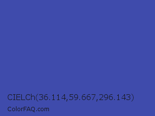 CIELCh 36.114,59.667,296.143 Color Image