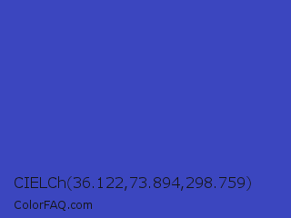 CIELCh 36.122,73.894,298.759 Color Image