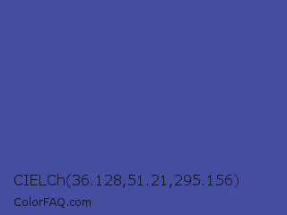 CIELCh 36.128,51.21,295.156 Color Image