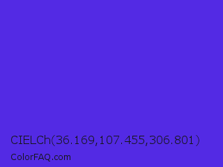 CIELCh 36.169,107.455,306.801 Color Image