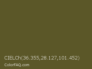 CIELCh 36.355,28.127,101.452 Color Image
