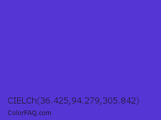CIELCh 36.425,94.279,305.842 Color Image