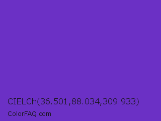 CIELCh 36.501,88.034,309.933 Color Image