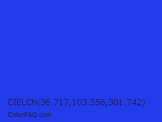 CIELCh 36.717,103.556,301.742 Color Image