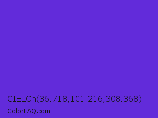 CIELCh 36.718,101.216,308.368 Color Image