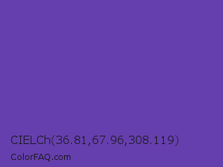 CIELCh 36.81,67.96,308.119 Color Image