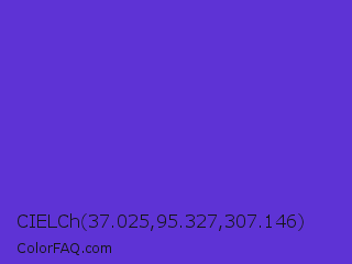 CIELCh 37.025,95.327,307.146 Color Image