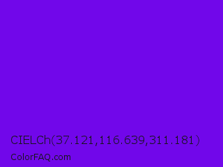 CIELCh 37.121,116.639,311.181 Color Image