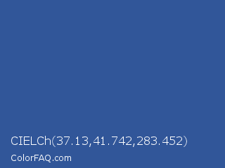 CIELCh 37.13,41.742,283.452 Color Image