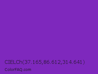 CIELCh 37.165,86.612,314.641 Color Image