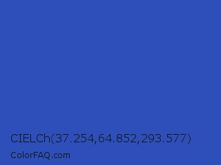 CIELCh 37.254,64.852,293.577 Color Image