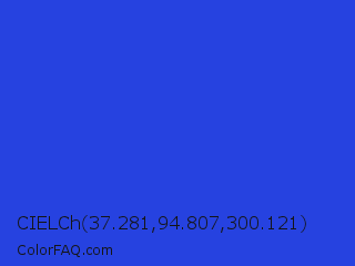 CIELCh 37.281,94.807,300.121 Color Image