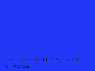 CIELCh 37.347,112.19,302.73 Color Image