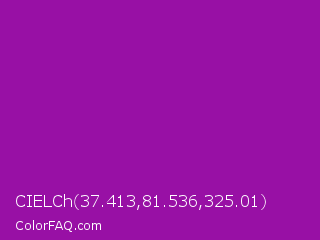 CIELCh 37.413,81.536,325.01 Color Image