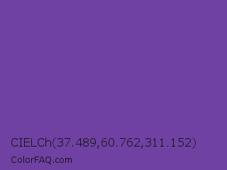 CIELCh 37.489,60.762,311.152 Color Image