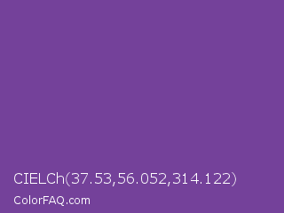 CIELCh 37.53,56.052,314.122 Color Image