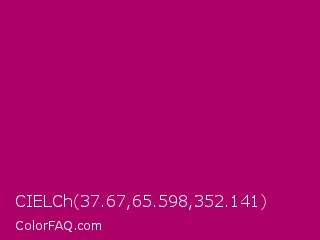 CIELCh 37.67,65.598,352.141 Color Image