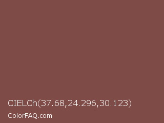 CIELCh 37.68,24.296,30.123 Color Image