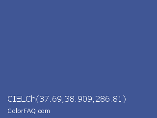 CIELCh 37.69,38.909,286.81 Color Image