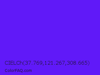 CIELCh 37.769,121.267,308.665 Color Image