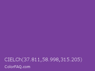 CIELCh 37.811,58.998,315.205 Color Image