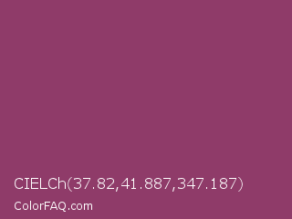 CIELCh 37.82,41.887,347.187 Color Image