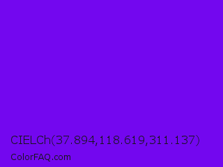 CIELCh 37.894,118.619,311.137 Color Image