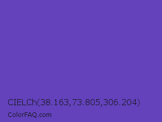 CIELCh 38.163,73.805,306.204 Color Image