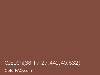 CIELCh 38.17,27.441,40.632 Color Image