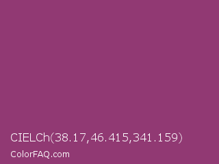 CIELCh 38.17,46.415,341.159 Color Image