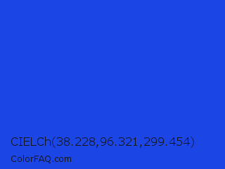 CIELCh 38.228,96.321,299.454 Color Image