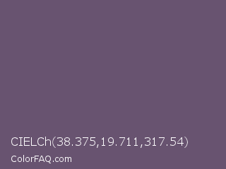CIELCh 38.375,19.711,317.54 Color Image