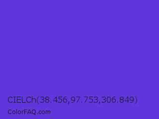 CIELCh 38.456,97.753,306.849 Color Image