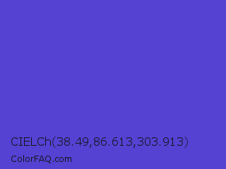 CIELCh 38.49,86.613,303.913 Color Image