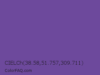 CIELCh 38.58,51.757,309.711 Color Image