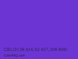 CIELCh 38.616,92.607,308.808 Color Image
